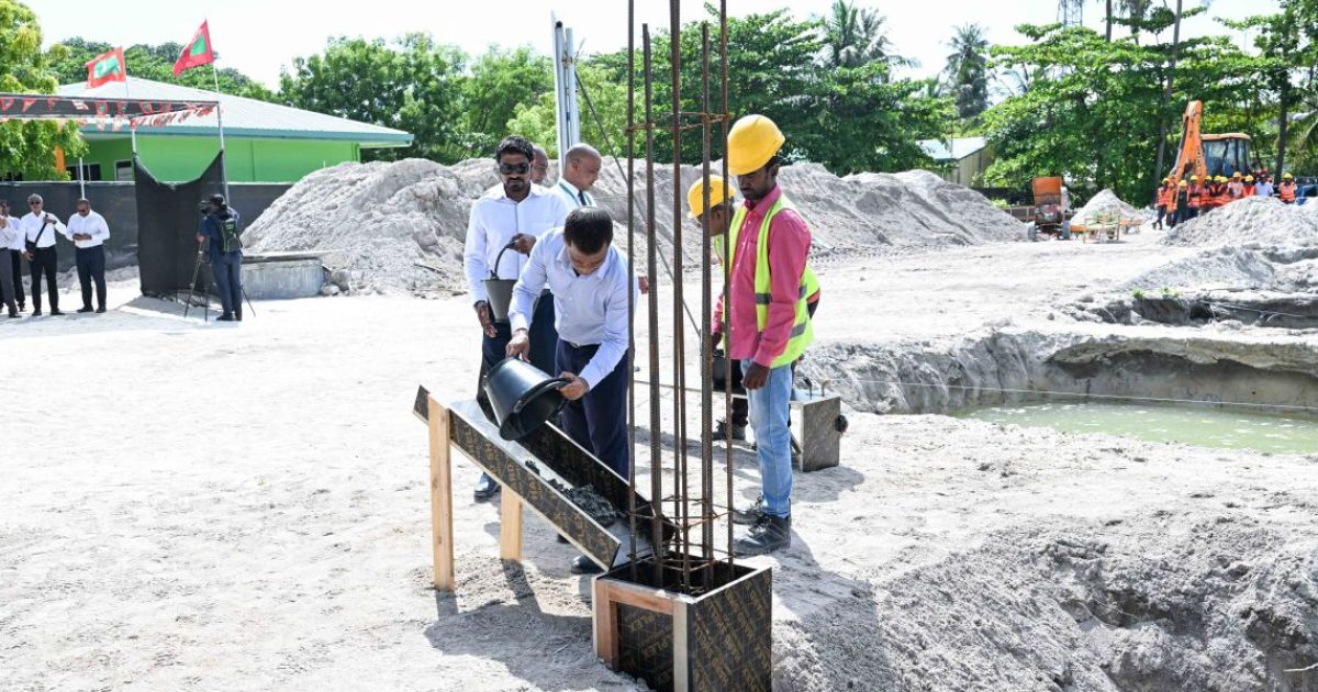 ތުލުސްދޫގައި އަޅާ ހޮސްޕިޓަލުގެ އަމަލީ މަސައްކަތް ފަށައިފި