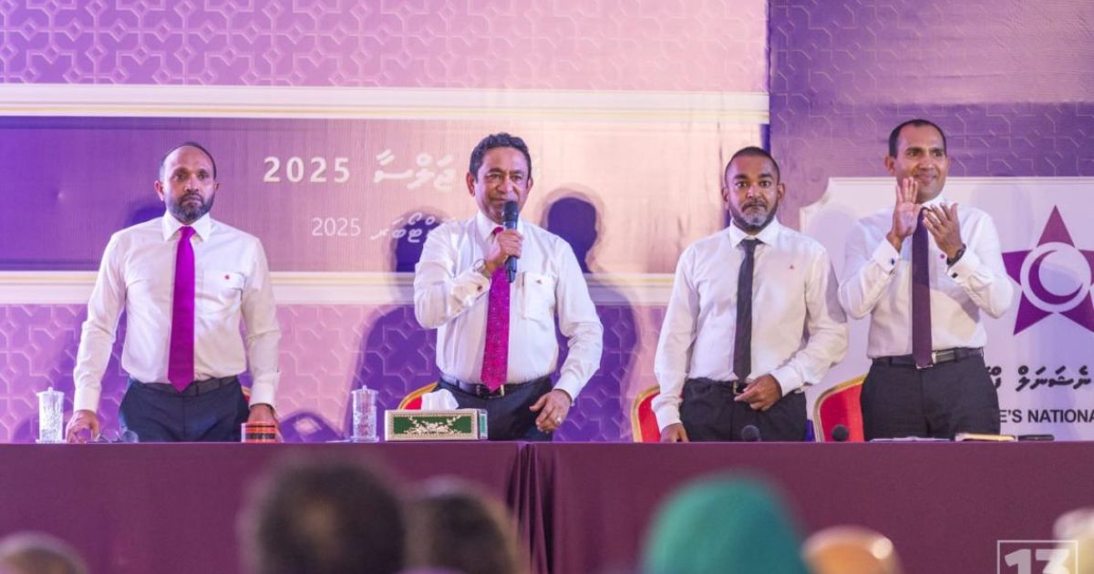 ޕީއެންއެފްގެ ރައީސަކަށް ޔާމީން، ނައިބަކަށް ޒޭންއާއި ޖަމީލު