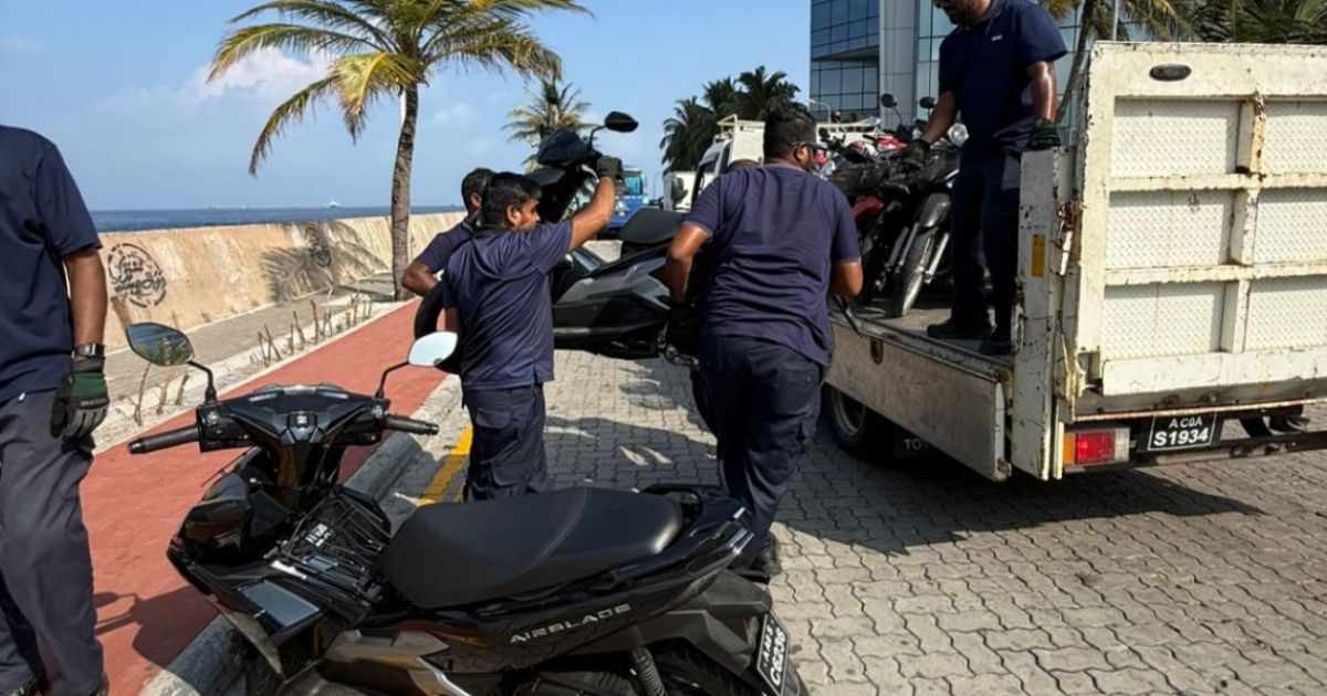 މާލެ ސަރަހައްދުން 22 އުޅަނދު ޓޯ ކޮށްފި