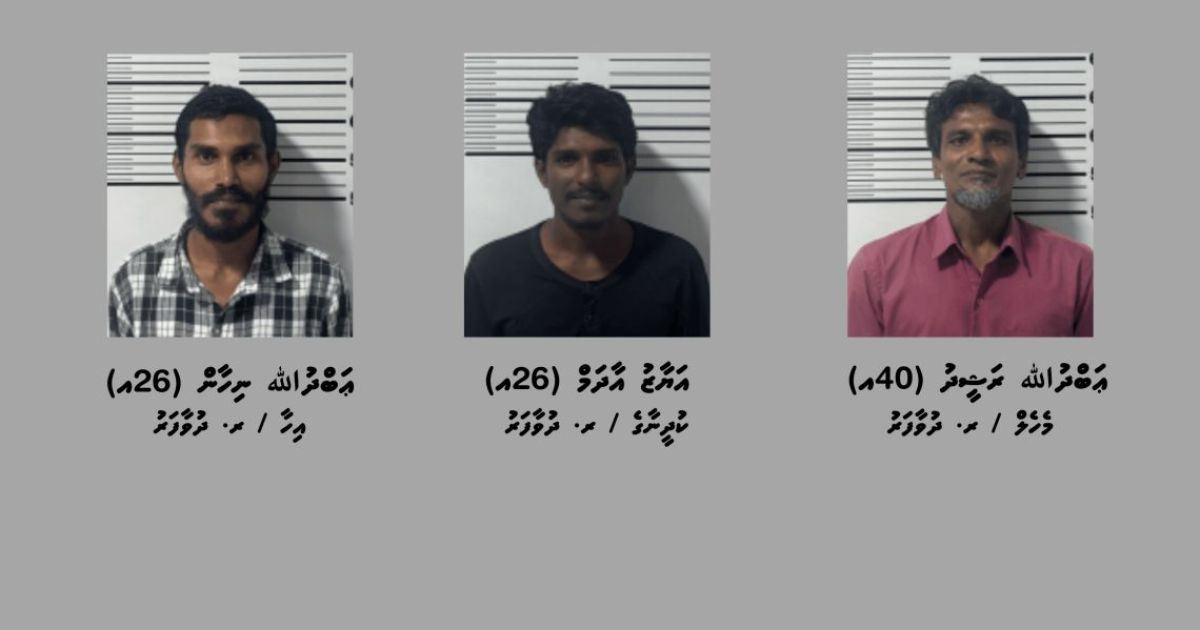 މަސްތުވާތަކެއްޗާއެކު ދުވާފަރުން ތިން މީހަކު ހައްޔަރުކޮށްފި