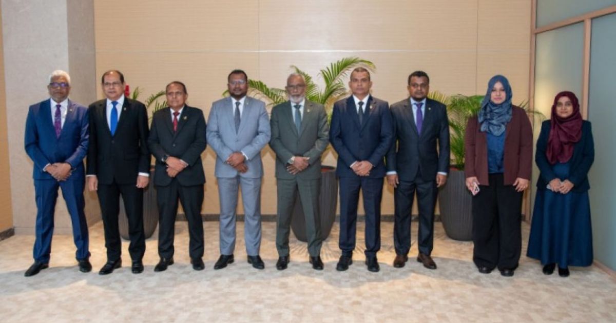 ރަސްމީ ދަތުރުފުޅެއްގައި މަޖިލީހުގެ ރައީސް ސައުދީއަށް