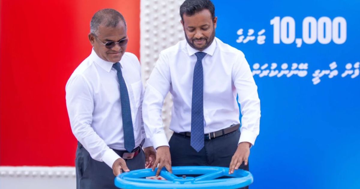 "5000ޓަނުގެ ފެން ޕްލާންޓު އަންނަ މަހު ނިމޭނެ"