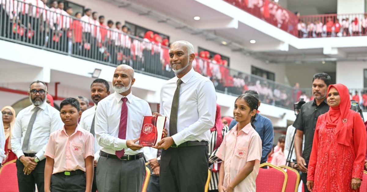 ހުޅުމާލޭގައި އިމާރާތްކުރި ޝަހީދު އަލީ ސްކޫލް ހުޅުވައިފި