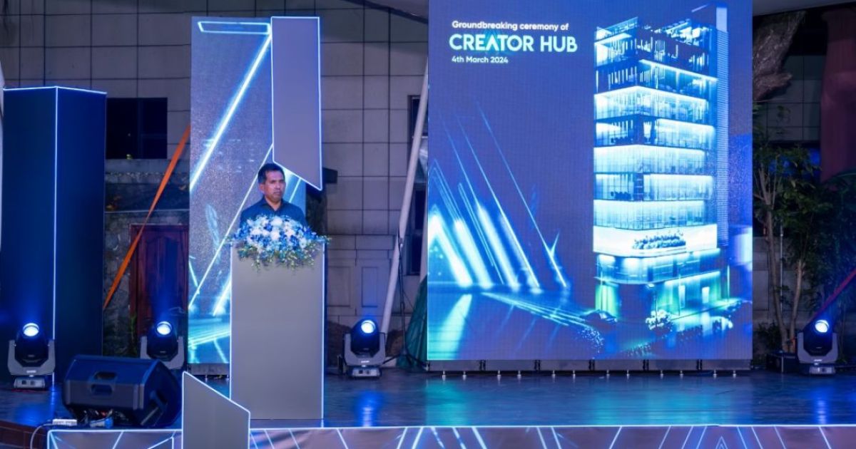 މާލޭގައި އިމާރާތްކުރާ "ކްރިއޭޓާ ހަބް" ނޮވެމްބަރު މަހު ހުޅުވަނީ