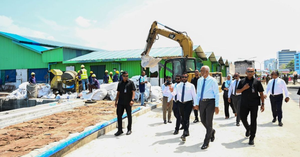 ބޮޑުތަކުރުފާނު މަގުގެ މަސައްކަތް ކުރިއަށްދާގޮތް ރައީސް ބައްލަވާލައްވައިފި