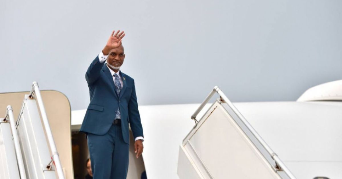 ރަސްމީ ދަތުރުފުޅެއްގައި ރައީސް ޖަރުމަނަށް ފުރާވަޑައިގެންފި