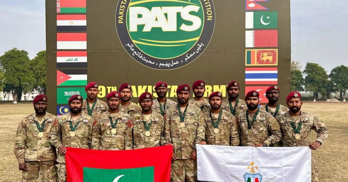 އިންޓަނޭޝަނަލް ޕެޓްސް މުބާރާތުން އެމްއެންޑީއެފް ރަން މެޑަލް ހާސިލް ކޮށްފި