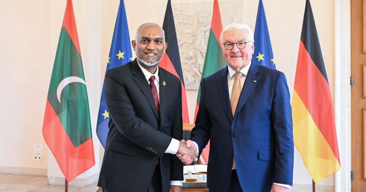 ޖަރުމަނަށް ކުރެއްވި ދަތުރުފުޅު ނިންމަވާލެއްވުމަށް ފަހު ރައީސް އެނބުރި ރާއްޖެ ވަޑައިގެންފި