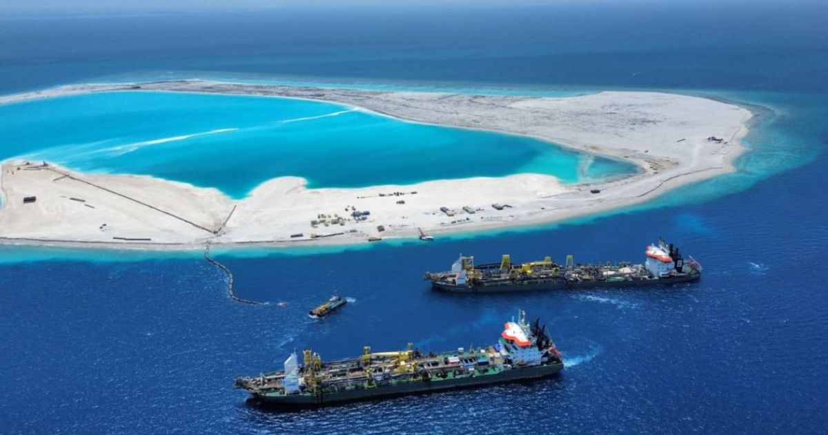 ގިރާވަރު ފަޅު ހިއްކުމުގެ މަސައްކަތް އެއްފަހަރާ 2 ޑްރެޖަރާއެކު ކުރިއަށް