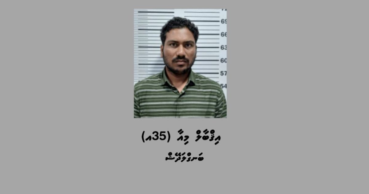 މީހަކު ރަހީނުކުރި ބިދޭސީއަކު ހައްޔަރުކޮށް 30 ދުވަހަށް ބަންދުކޮށްފި