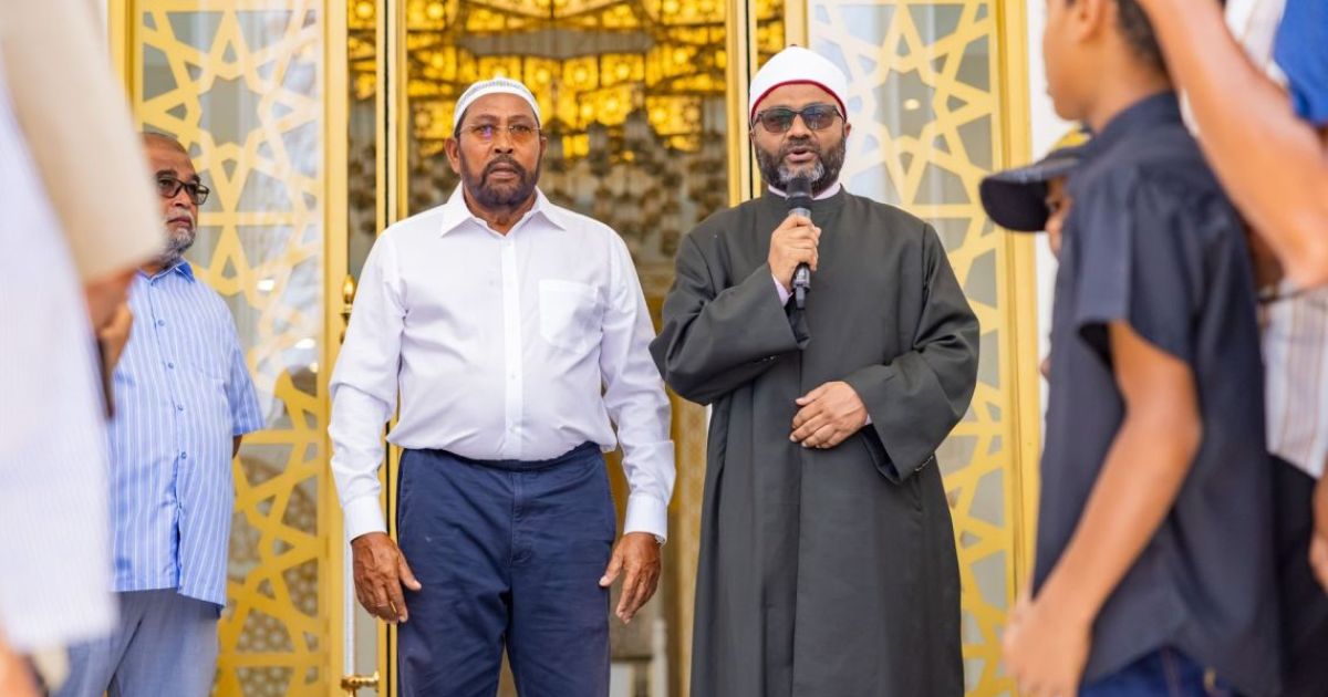 ވިޔަފާރިވެރިޔާ ގާސިމް އިބްރާހިމް މާމިގިލީގައި ބިނާކުރެއްވި "މަސްޖިދު އިބްރާހިމް" ހުޅުވައިފި