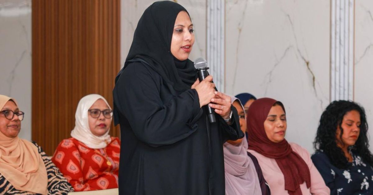 ޕީއެންސީ ވިމެންސް ވިންގުން އައްޑޫ ސިޓީގެ ޑަބްލިއުޑީސީ ކެނޑިޑޭޓުންނާ ބައްދަލުކޮށްފި