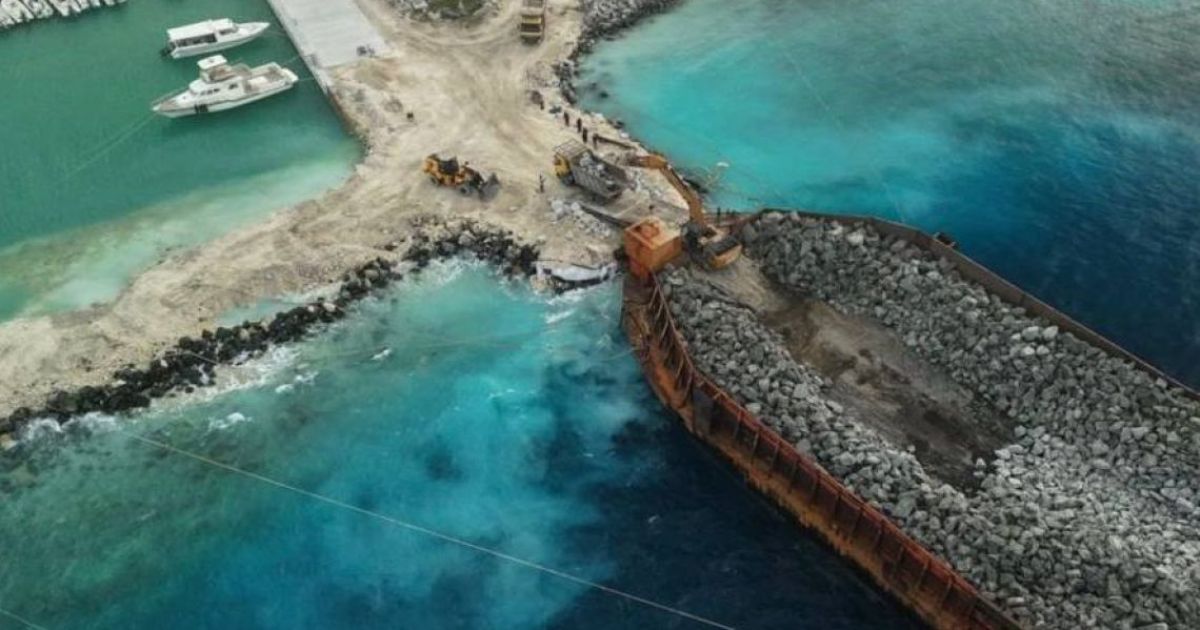 ދަރަވަންދޫ ބަނދަރުގެ 40 ޕަސެންޓު މަސައްކަތް ނިމިއްޖެ!