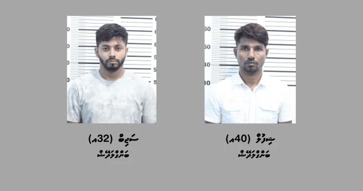 މަސްތުވާތަކެއްޗާއެކު އެއާޕޯޓުން ދެ ބިދޭސީއަކު ހައްޔަރުކޮށްފި