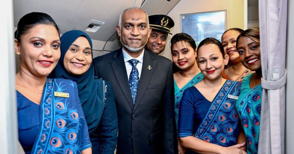ސްރީލަންކަން އެއާލައިންސްގައި ރައީސް ދަތުރުފުޅު ކުރެއްވުމުން ތައުރީފު