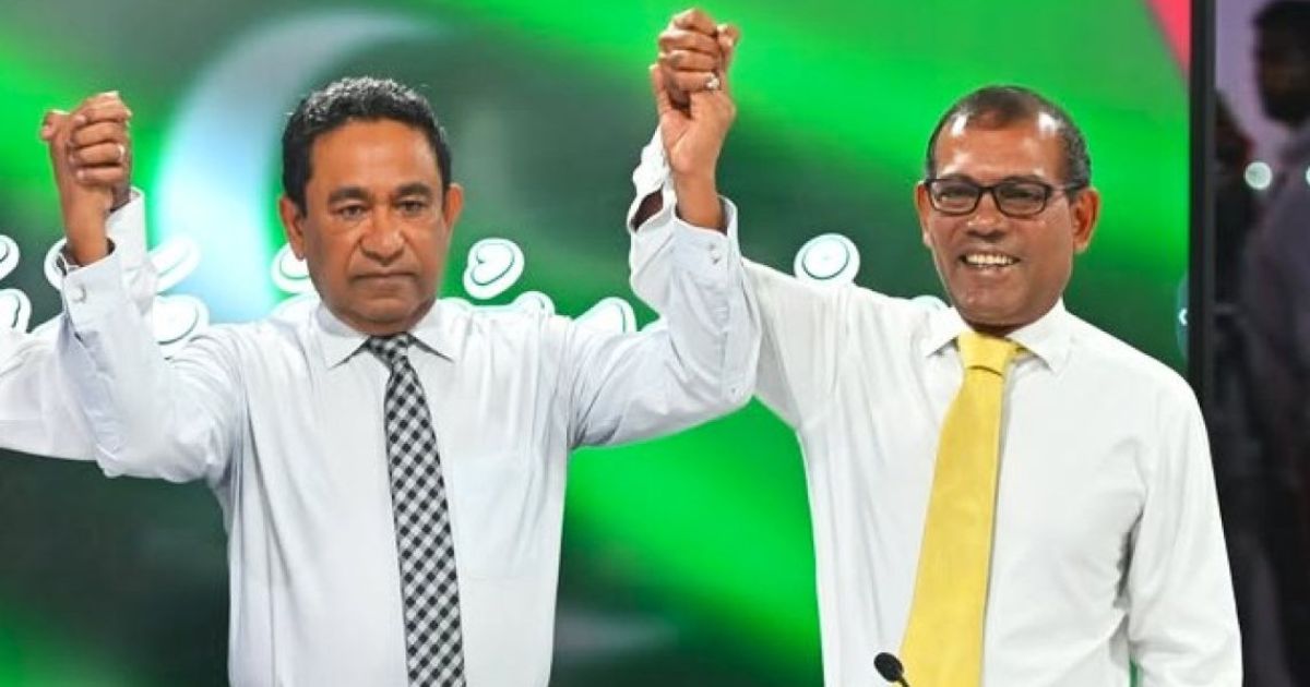 އެމްޑީޕީ ރޫޅާލަން ނަޝީދު ހެއްދެވި ޑިމޮކްރެޓްސް އިލެކްޝަނުން ރޫޅާލައިފި؛ ޔާމީނުގެ ޕީއެންއެފް ސަލާމަތްވީ ކިރިޔާ