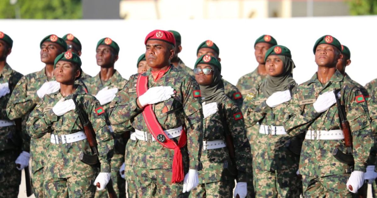 ސިފައިންގެ އަސާސީ ތަމްރީނު ކޯހުން 137 ޒުވާނުން ދަސްވެނިވެއްޖެ، މިއީ ގައުމީ ހިދުމަތުގެ ފެށުމެއް: ރައީސް