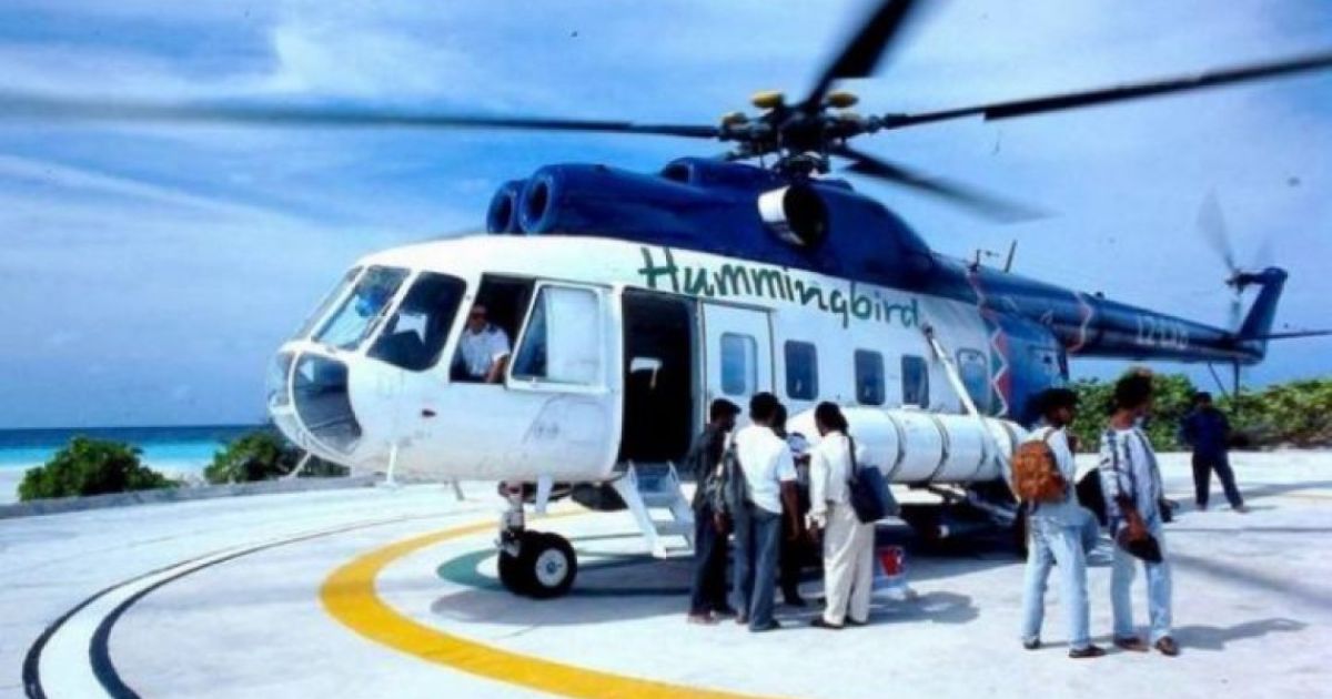 ހެލިކޮޕްޓަރުގެ ޚިދުމަތް ފަށަން އަންނަމަހު ހަވާލުކުރަނީ