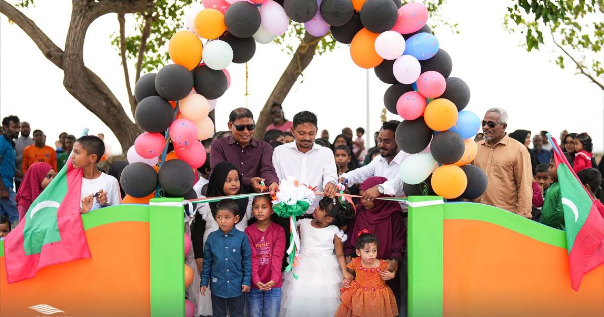 ހެނބަދޫގައި ފެނަކައިން ތަރައްގީކުރި ކުޑަކުދިންގެ ބަގީޗާ ރަސްމީކޮށް ހުޅުވައިފި