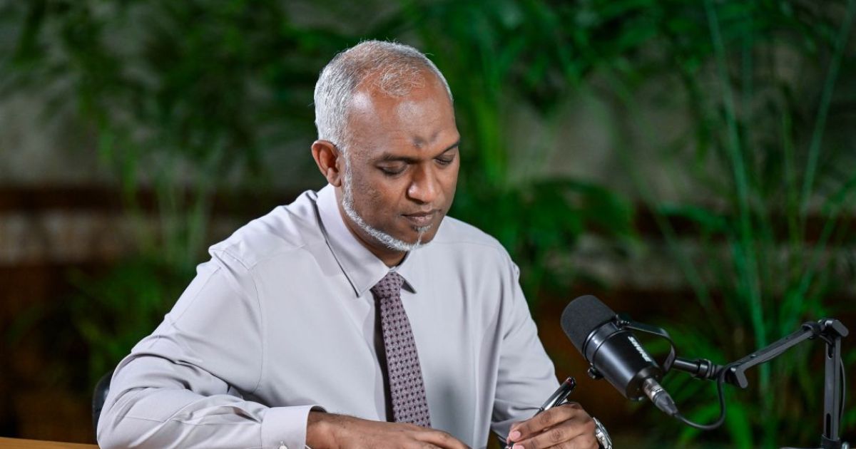 އެސެޓް ރިކަވަރީ ބިލުގެ މައިގަނޑު އަމާޒަކީ ކޮރަޕްޝަން ނައްތާލުން: ރައީސް