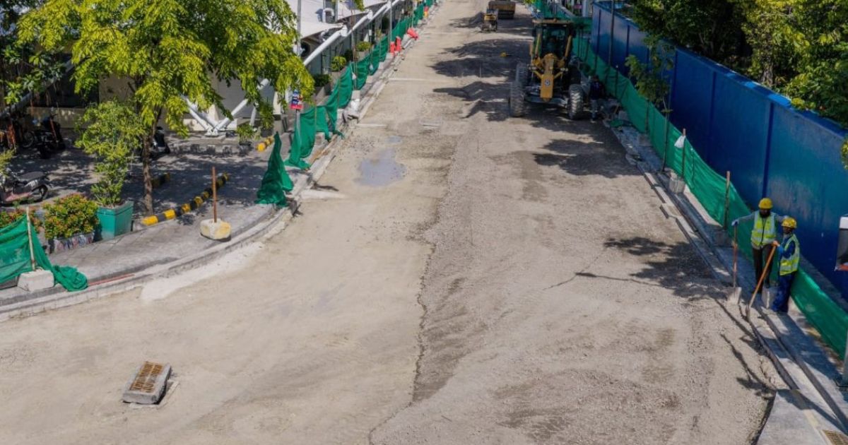 އަމީނީ މަގު މަރާމާތުކުރުމުގެ މަސައްކަތުގެ ދަށުން އޭބީސީ ފަށަލަ އަޅަން ފަށައިފި