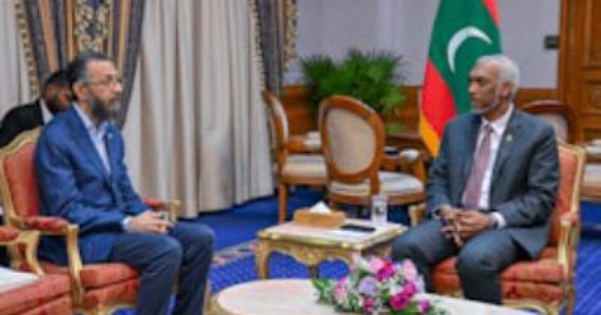 އައިސީސީޑީގެ ސެކްރެޓަރީ ޖެނެރަލް، ރައީސް މުޢިއްޒުގެ އަރިހަށް އިޙްތިރާމުގެ ޒިޔާރަތެއް ކުރައްވައިފި
