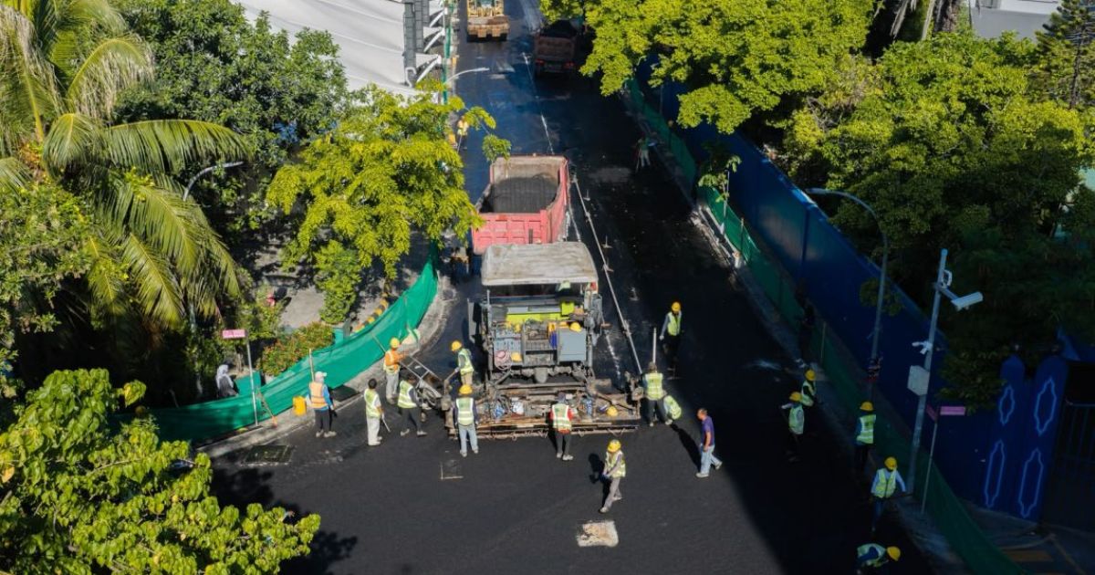 އަމީނީ މަގު ސެގްމެންޓު އެކެއްގައި ތާރުއަޅައި ނިމިއްޖެ