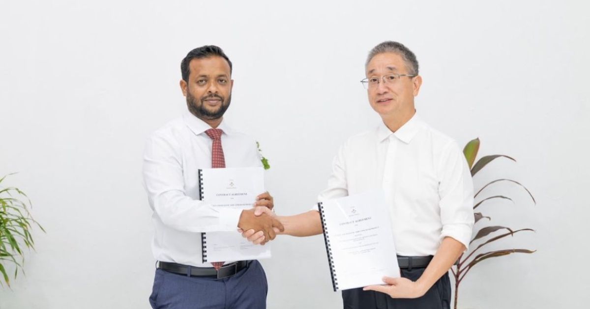 އައްޑޫ ސިޓީގެ ލިންކް ރޯޑު ތަރައްގީކުރަން ޗައިނާގެ ކުންފުންޏަކާއި ހަވާލުކޮށްފި