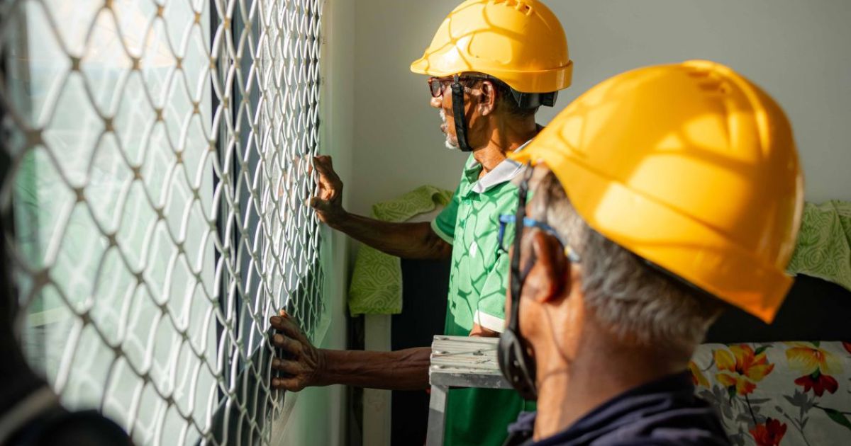ހުޅުމާލޭގެ 220 އެޕާޓްމަންޓެއްގައި ރެއިލިން ހަރުކޮށްފި