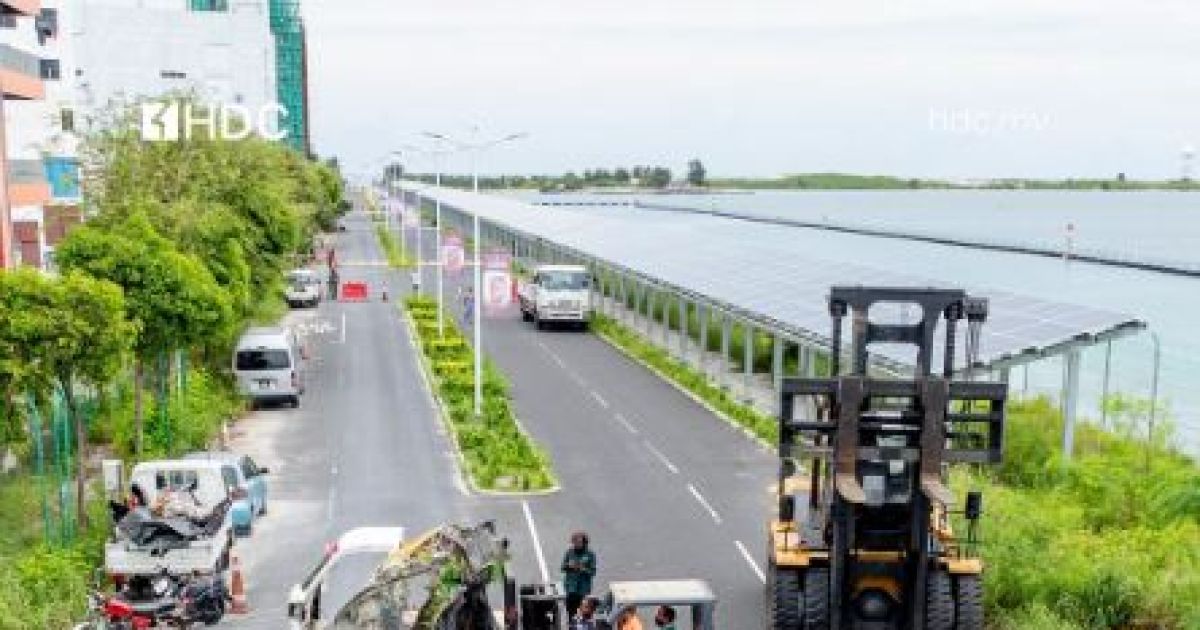 ހުޅުމާލޭ އިންޑަސްޓްރިއަލް ޒޯނު ހިތްފަސޭހަ ތަނަކަށް ހެދުމުގެ މަސައްކަތް ފަށައިފި