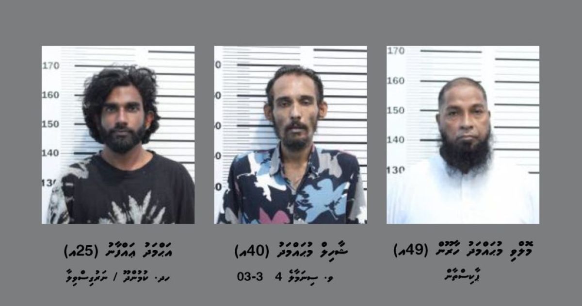 ރާއްޖެއަށް ހެރޮއިން އެތެރެކުރަން އުޅުނު ޕާކިސްތާނު މީހަކާއި ދެ ދިވެހިންނަށް ދައުވާކުރަނީ
