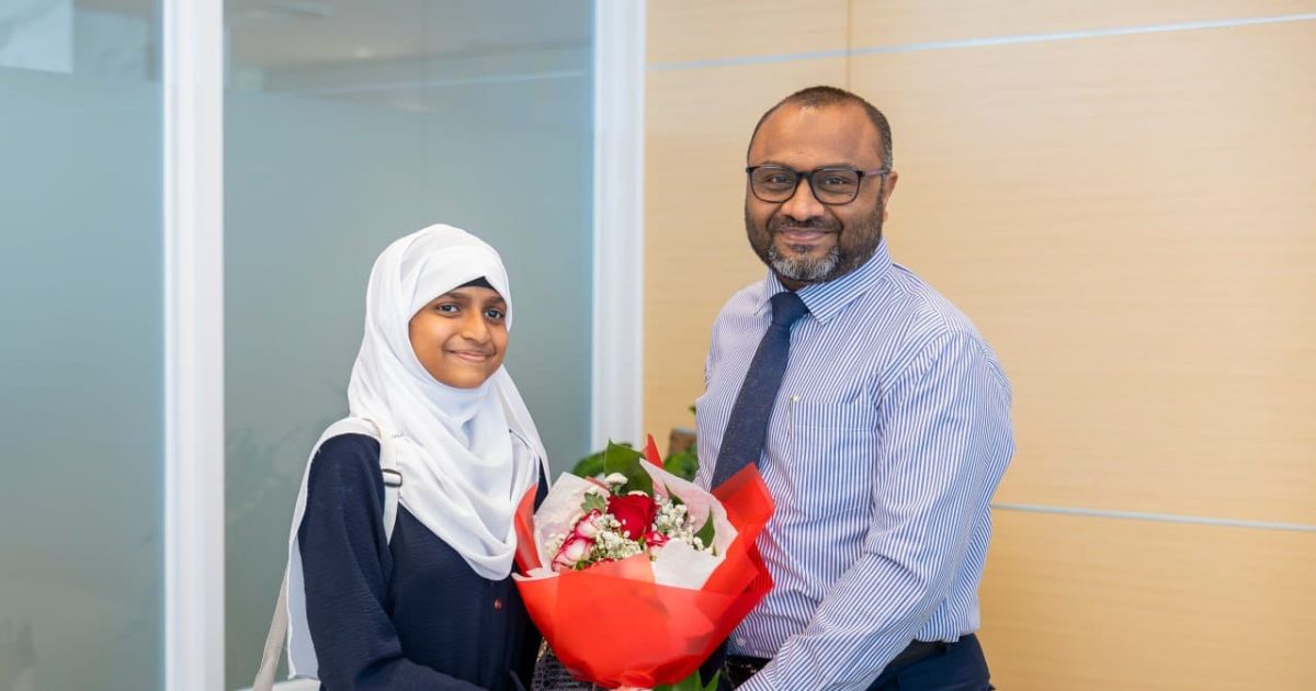 ޝާޔާ ރާއްޖެ އައުމުން ހޫނު މަރުޚަބާއެއް ކިޔައިފި