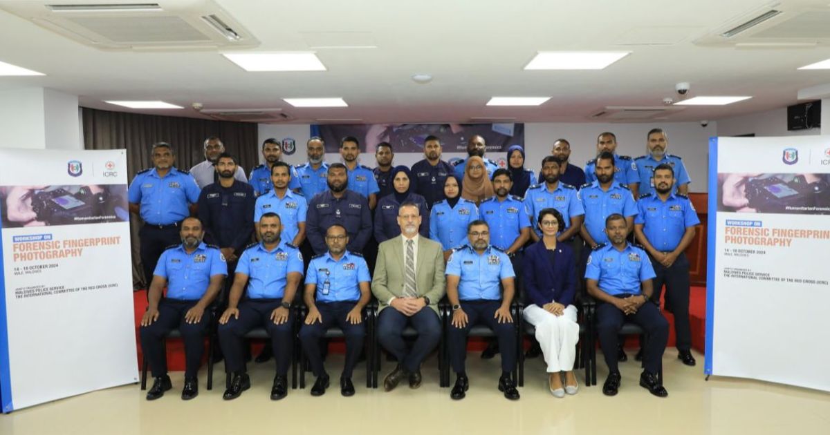 ފޮރެންސިކް ފިންގަރޕްރިންޓް ފޮޓޯގްރަފީ ވޯކްޝޮޕެއް ފަށައިފި