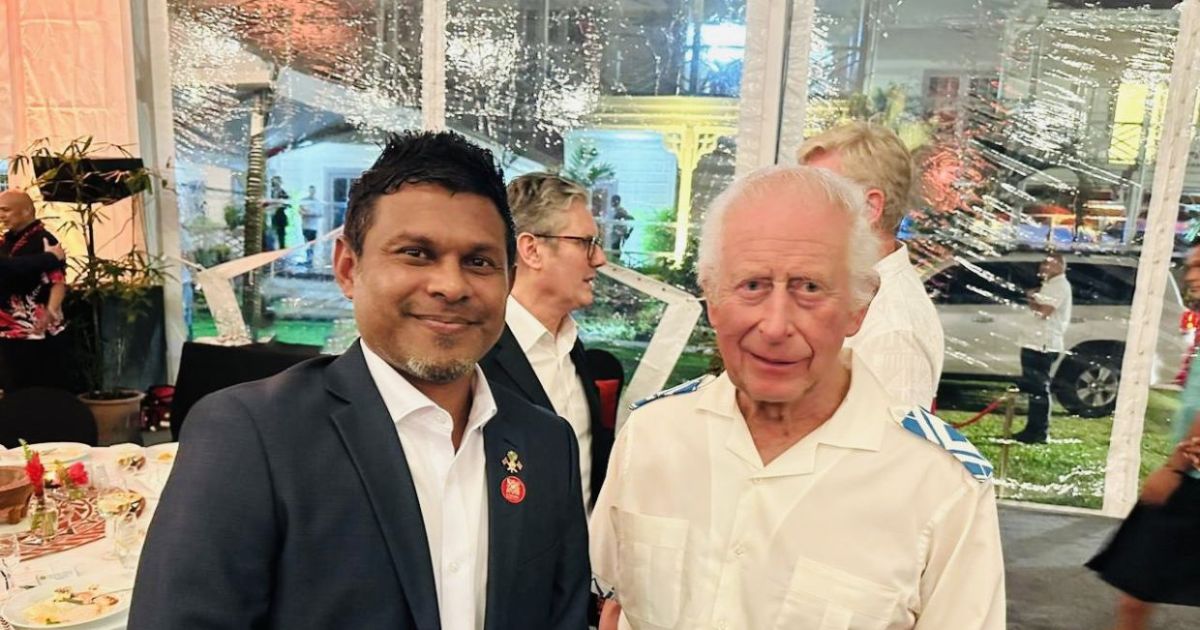 އިނގިރޭސި ރަސްގެފާނު ރާއްޖެ ވަޑައިގަތުމަށް ދަޢުވަތު ދެއްވައިފި