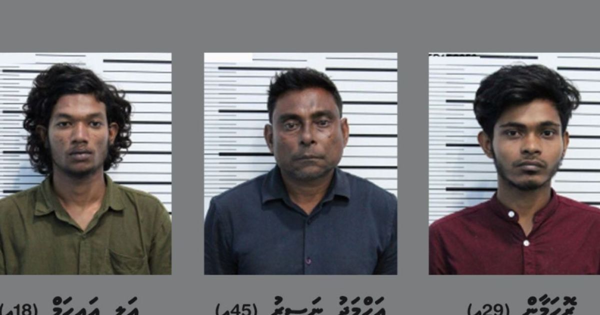 ރާއްޖެއަށް މަސްތުވާތަކެތި އެތެރެކުރި ތިން މީހަކު ހައްޔަރުކޮށްފި
