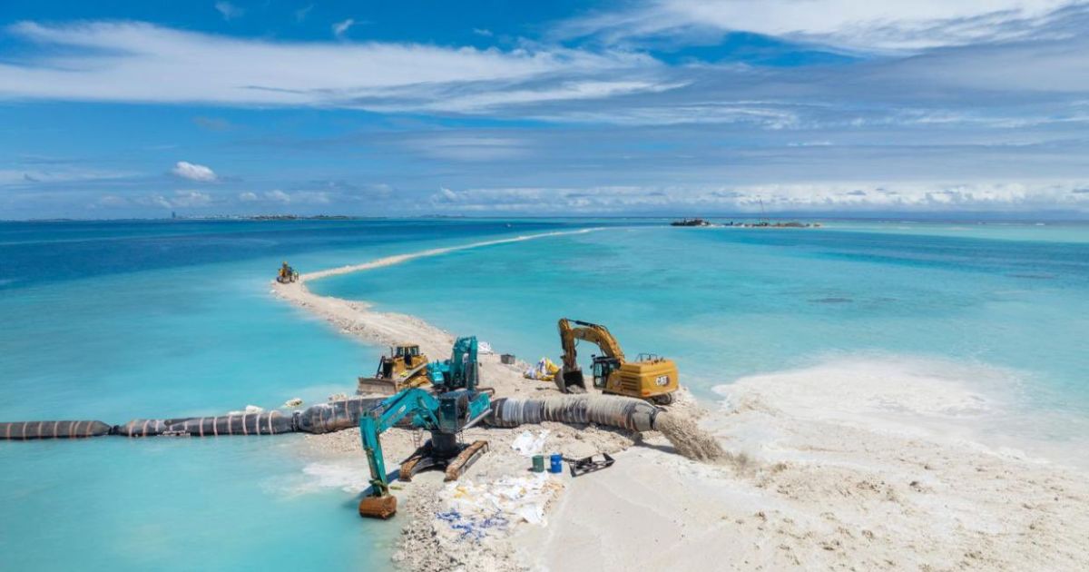 ރަސްމާލެ ބިން ހިއްކުމުގެ މަސައްކަތް އަލުން ފަށައިފި