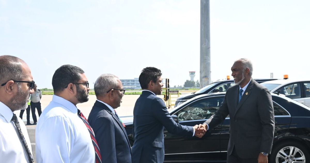 ސަޢޫދީ-އަޒަރުބައިޖާނު ދަތުރުފުޅަށްފަހު ރައީސް މާލެ ވަޑައިގެންފި