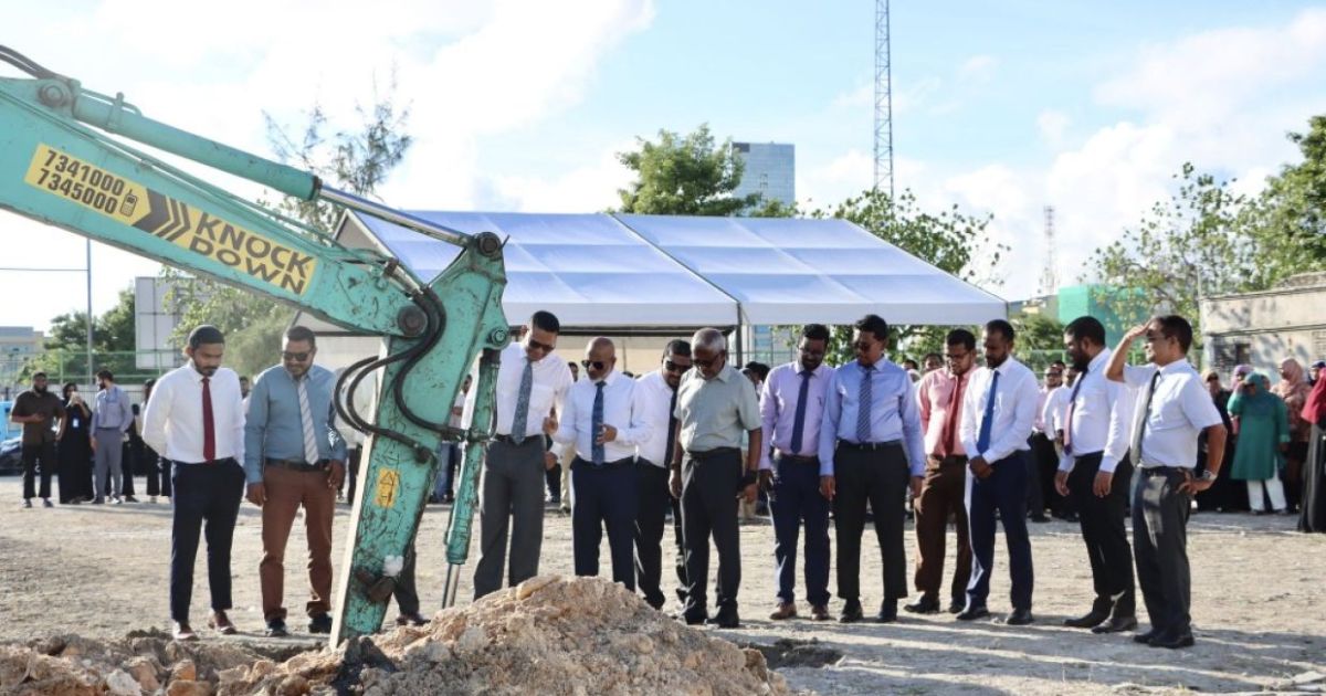 ޢަރަބިއްޔާ ސްކޫލުގެ އައު ޢިމާރާތުގެ މަސައްކަތް ފަށައިފި