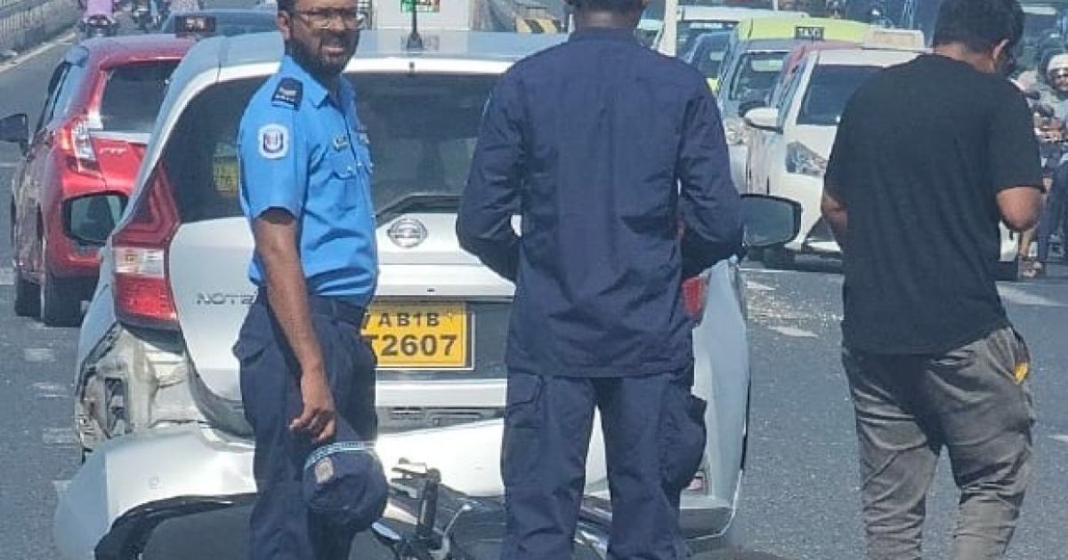 ނުރައްކާތެރި އެކްސިޑެންޓެއް ހިންގައި މީހެއްގެ ހާލު ސީރިއަސް