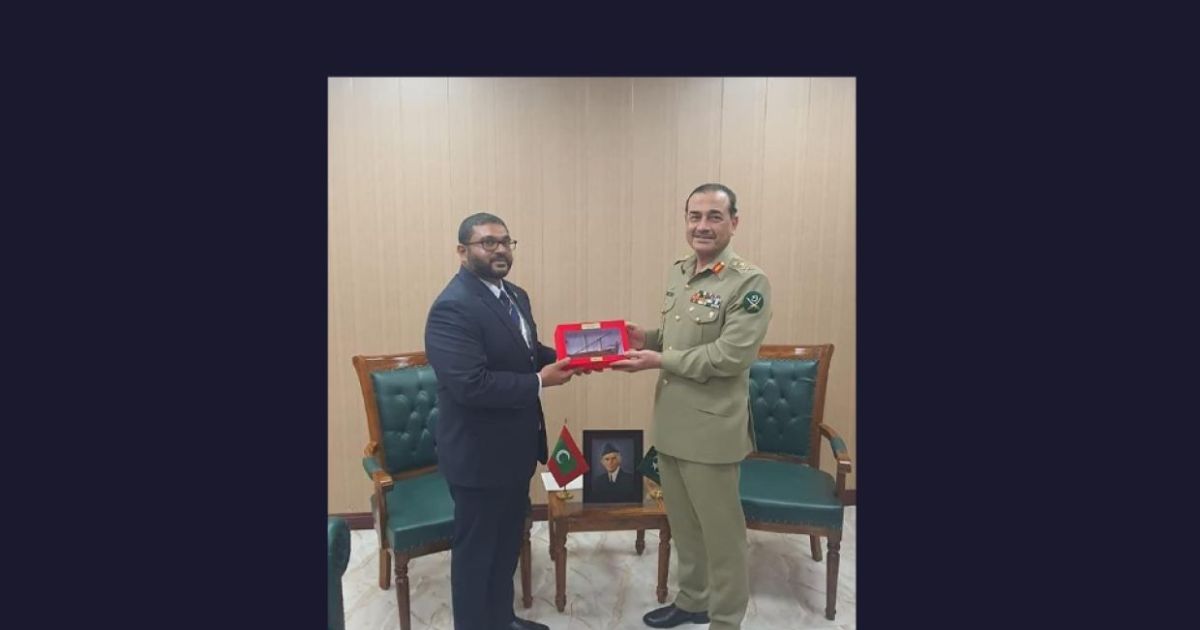 ދިވެހިރާއްޖެއާއި ޕާކިސްތާނުގެ އަސްކަރީ ގުޅުން ބަދަހިކުރުމަށް މަޝްވަރާކުރައްވައިފި