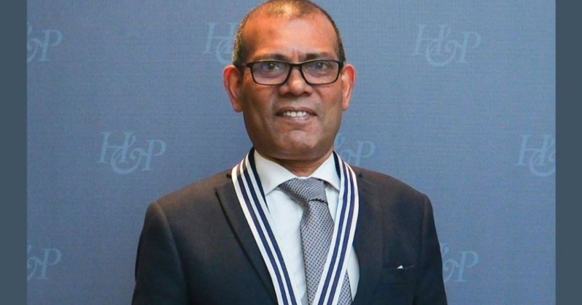 ކުރީގެ ރައީސް ނަޝީދަށް ގްލޯބަލް ސިޓިޒަން އެވޯޑް