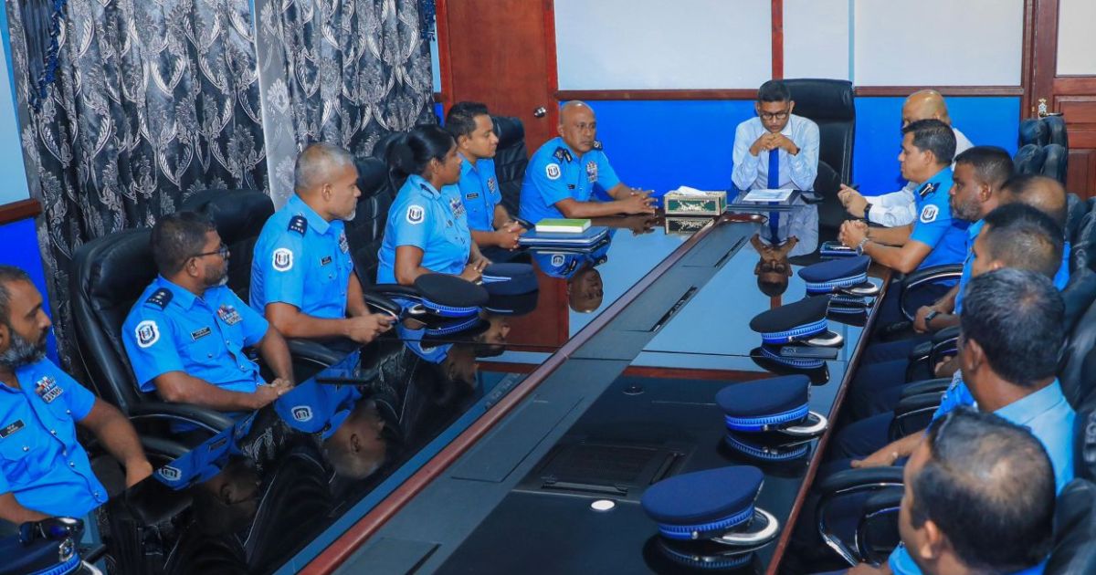 ޗައިނާގެ ސެމިނަރ އަކަށް 15 ފުލުހުން ފުރައިފި