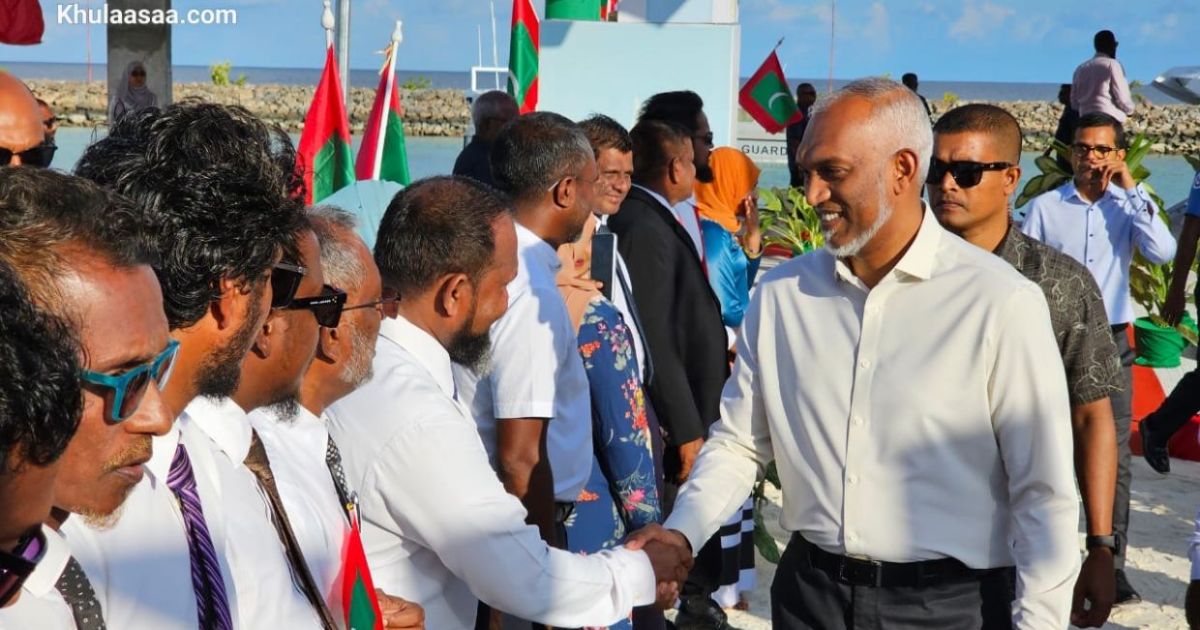 ރައީސުލްޖުމްހޫރިއްޔާ އދ. ދަނގެއްޗަށް ވަޑައިގެންފި