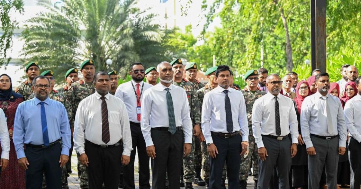 ސުނާމީކާރިސާއާއި ގުޅިގެން ގެނައި ސުކޫތުގައި ރައީސް ބައިވެރިވެވަޑައިގެންފި