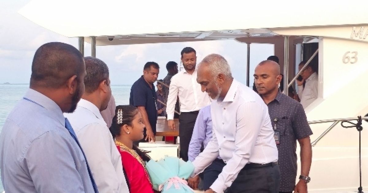 ރައީސް ފިޔޯރީއަށް ވަޑައިގެންފި