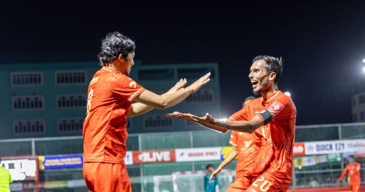 ދެއްވަދޫއިން ފެންވަރު ދައްކާލީ ލަނޑު ގޯންޏަކުން