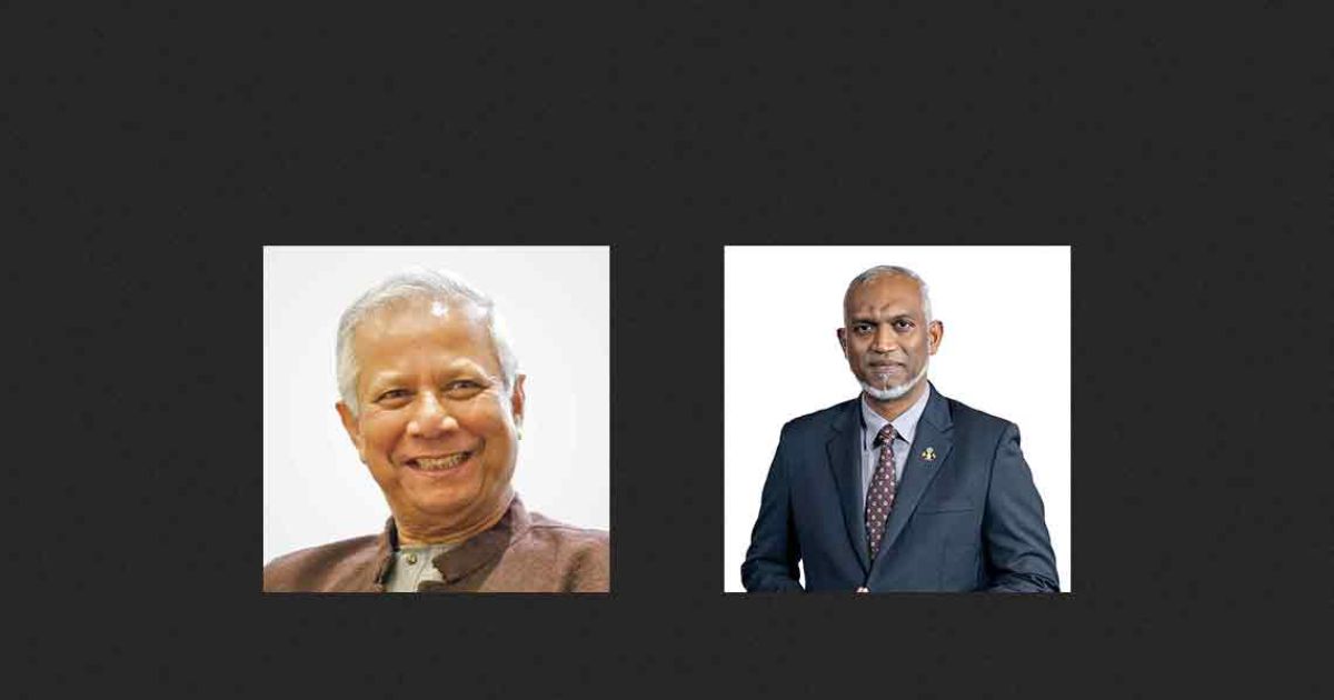 ނޮބެލް ޔޫނުސް އަށް ރައީސް މުއިއްޒު ތަހުނިޔާ ވިދާޅުވެއްޖެ