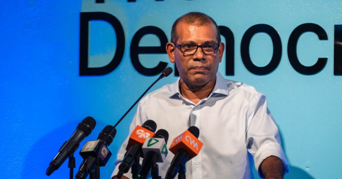 ދެ އިންތިހާބުން އެމްޑީޕީ ބަލިވީ ވައުދު ނުފުއްދާ ހުދުމުހުތާރު ވެރިކަމެއް ކުރީމަ: ނަޝީދު
