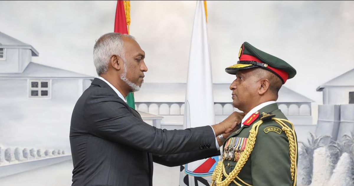 ޗީފް އޮފް ޑިފެންސްގެ މަގާމަށް ހިލްމީ އައްޔަން ކުރައްވައިފި