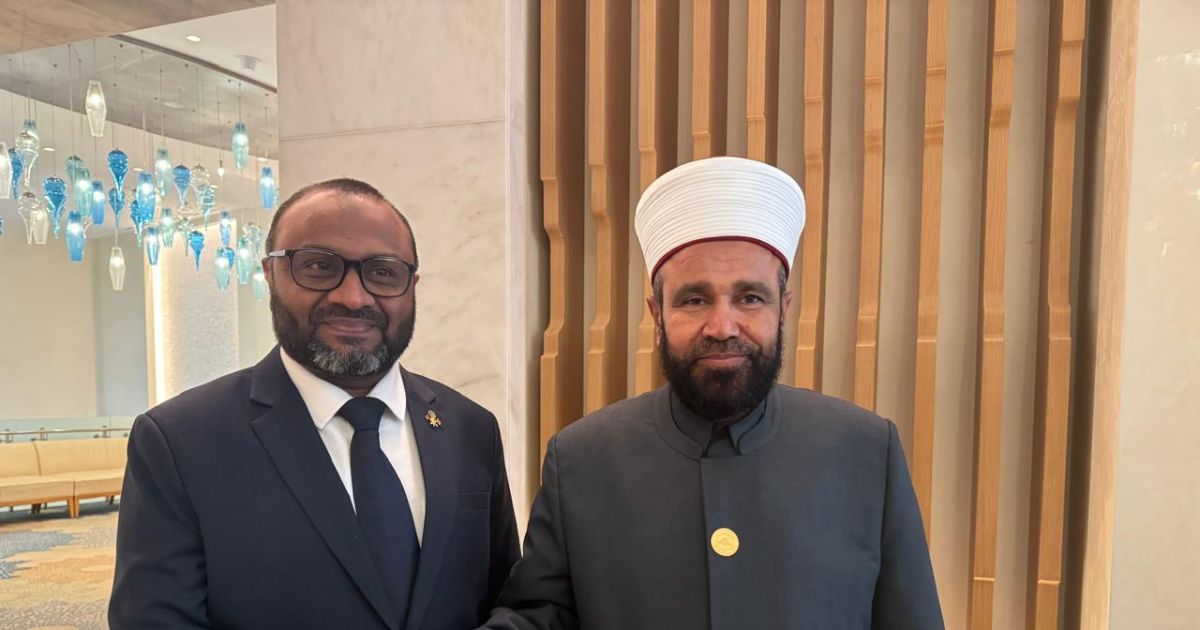 އިސްލާމީ މަރުކަޒުގައި ޚުޠުބާއެއް ދެއްވުމަށް ފަލަސްތީނު މިނިސްޓަރަށް ދައުވަތު ދީފި